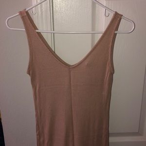 Ribbed Blush Dress
